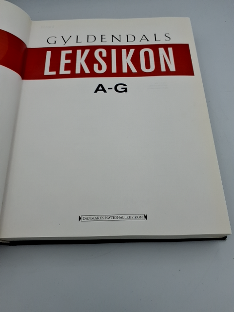 Bog : Gyldendals Leksikon